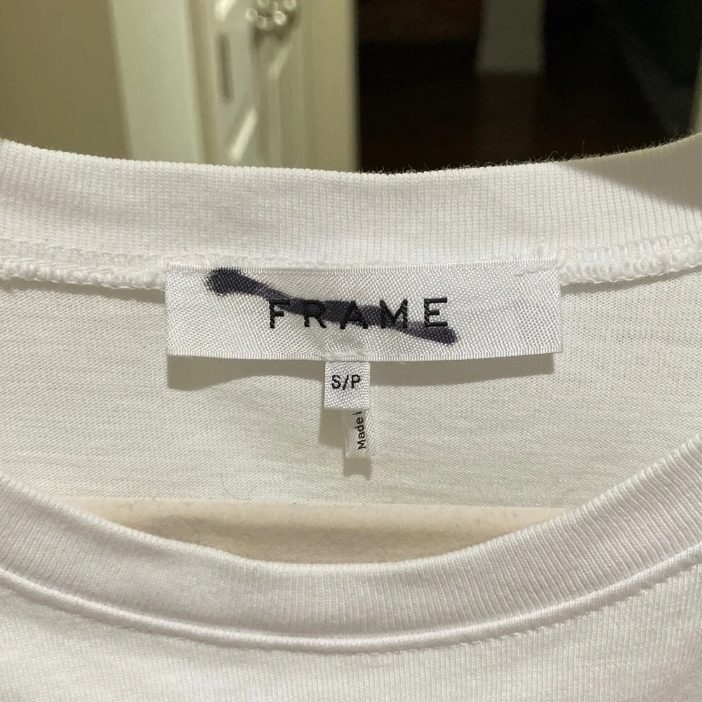 Frame White Ruched Midi Dress - Picture 2 of 3